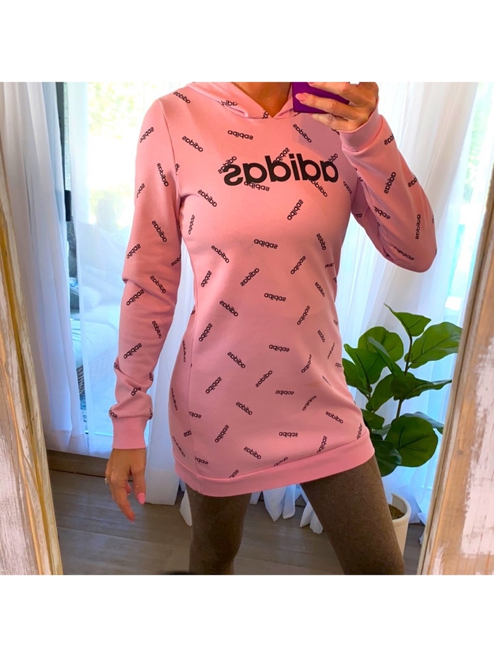🩷ADIDAS~Long Line Hoodie